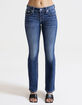 MISS ME Wing Womens Bootcut Jeans image number 3