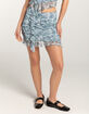 FULL TILT Ruffle Print Womens Mini Skirt image number 2