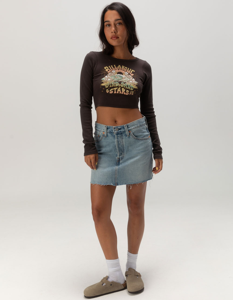 BILLABONG Stars In Your Eyes Womens Long Sleeve Crop Tee image number 1