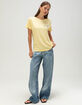 ROXY Y2K Hibiscus Womens Boyfriend Tee image number 4