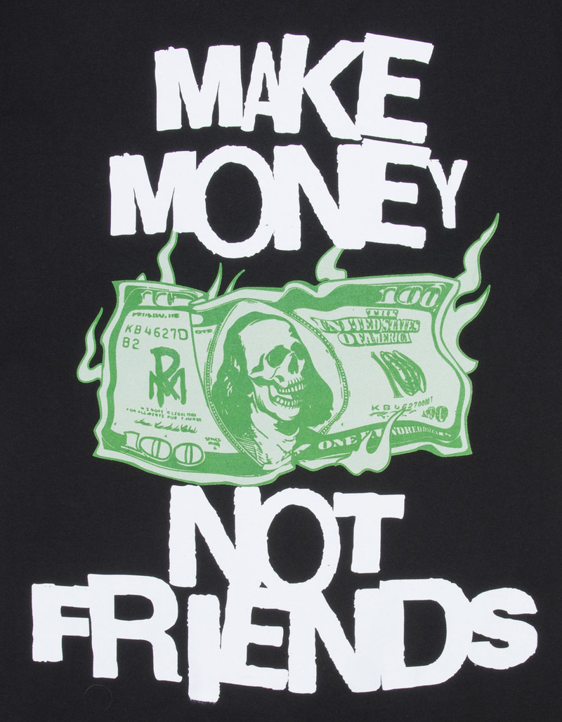 ROM Make Money Not Friends Mens Tee image number 2