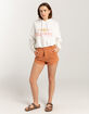 BILLABONG All Time Womens Crop Hoodie image number 2