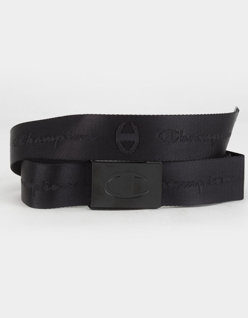 CHAMPION Supercize Mens Black Web Belt image number 0