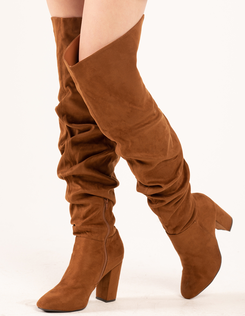 BAMBOO Appreciate Womens Over The Knee Boots image number 0
