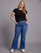 RSQ Womens Low Rise Flare Jeans image number 5