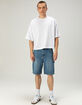 RSQ Mens Loose Embroidered Carpenter Jorts image number 8