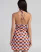 RSQ Womens Swirl Halter Dress  image number 5