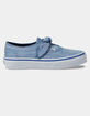 VANS Lace Chambray Authentic Knotted True Blue Girls Shoes image number 1