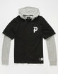 PRIMITIVE Twofer Mens Hooded Baseball Jersey image number 1