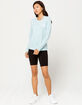 THE NORTH FACE Brand Proud Light Blue Womens Tee image number 4