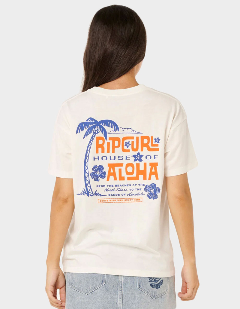 RIP CURL Aloha State Womens Relaxed Tee image number 0