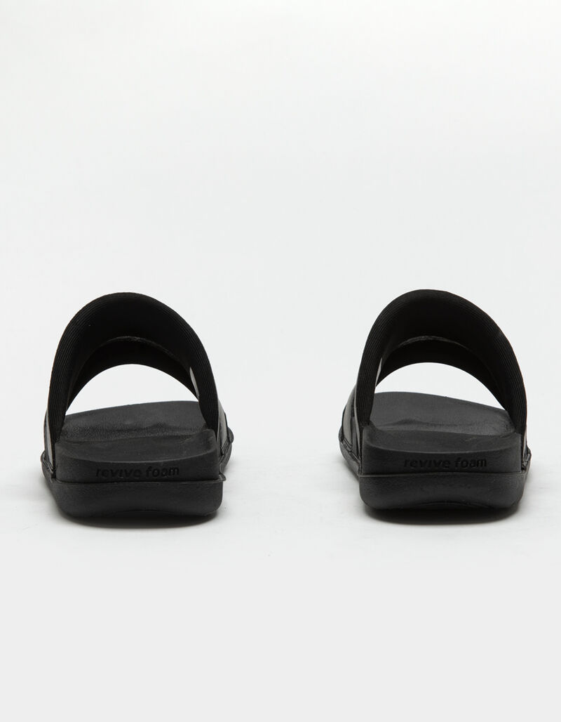 NIKE Benassi Duo Ultra Womens Slide Sandals - BLKWH - DC0496-001