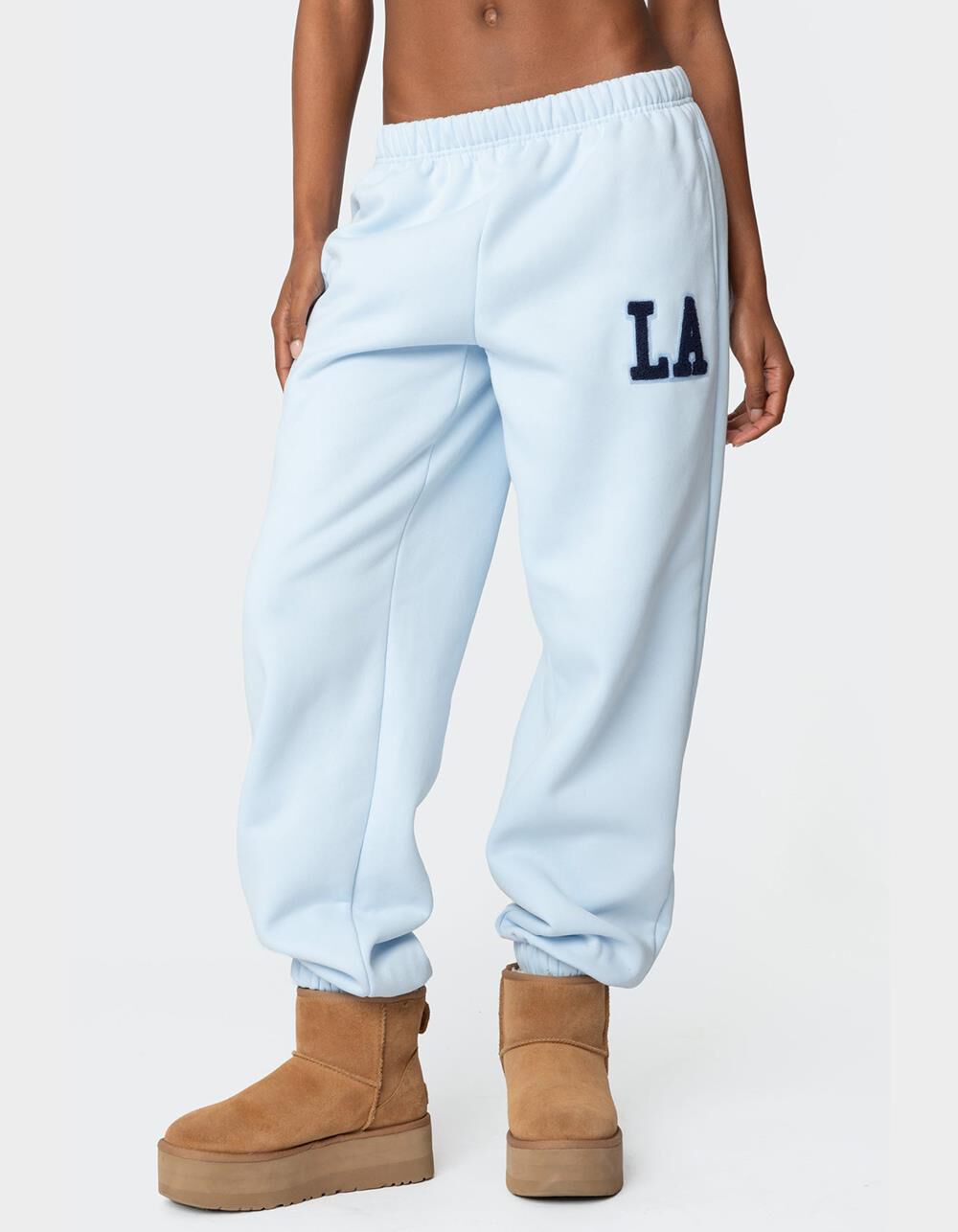 EDIKTED LA Love Oversized Sweatpants - LIGHT BLUE | Tillys