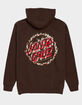 SANTA CRUZ Burnt Opus Mens Oversized Hoodie image number 2