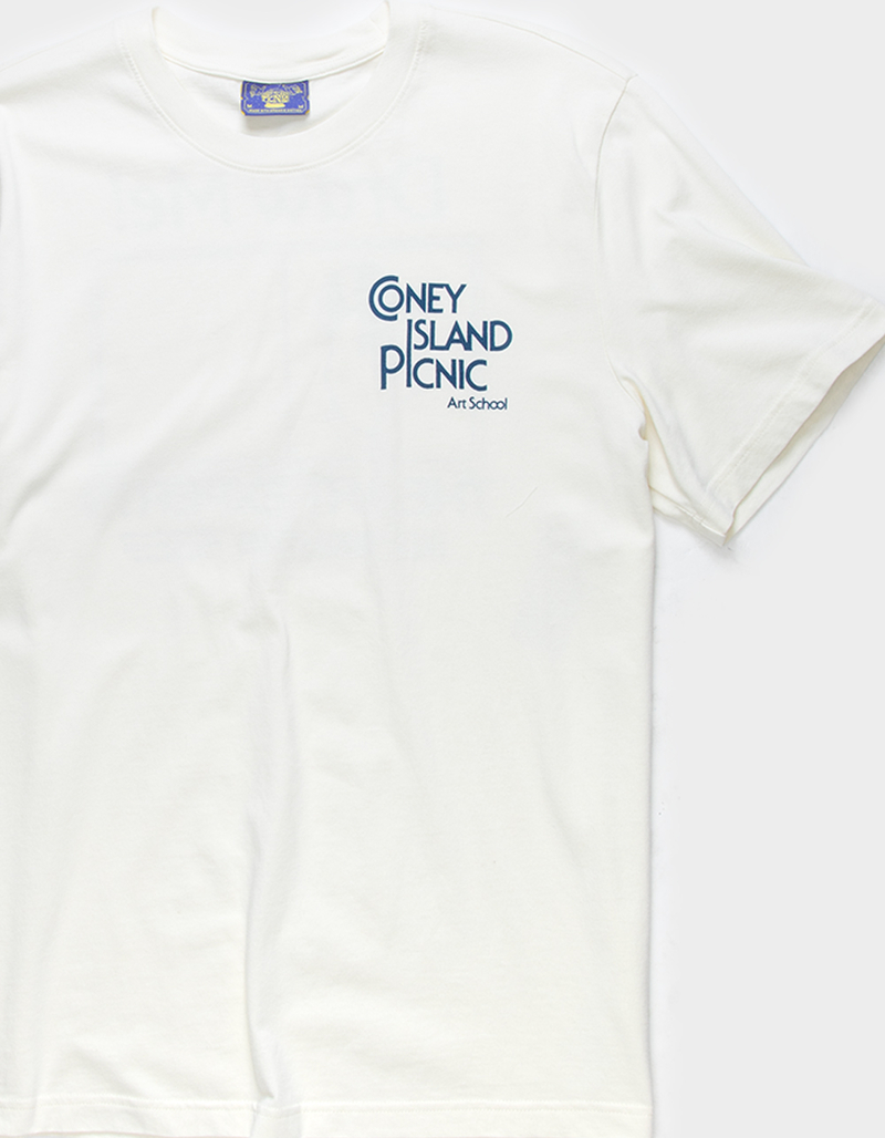 CONEY ISLAND PICNIC Art School Mens Tee image number 3