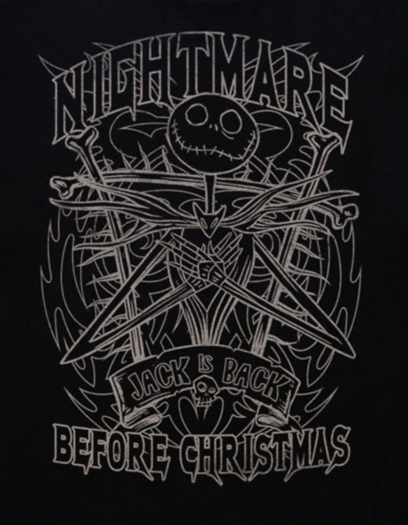 THE NIGHTMARE BEFORE CHRISTMAS Jack Is Back Unisex Tee BLACK Tillys