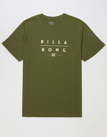 BILLABONG Unity Stacked Mens Tee Primary Image