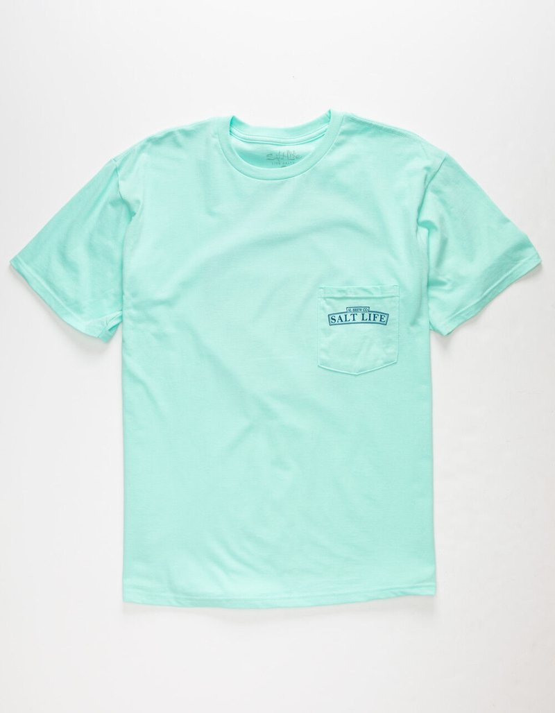 SALT LIFE Sailfish Brew Mens Pocket Tee image number 1