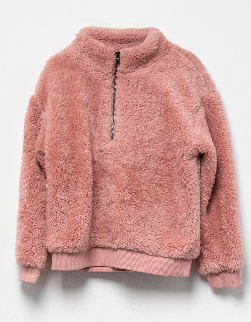 FOR ALL SEASONS Cozy Girls Half Zip Jacket image number 0