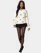 EDIKTED Satin Bow Oversized Sweater image number 4