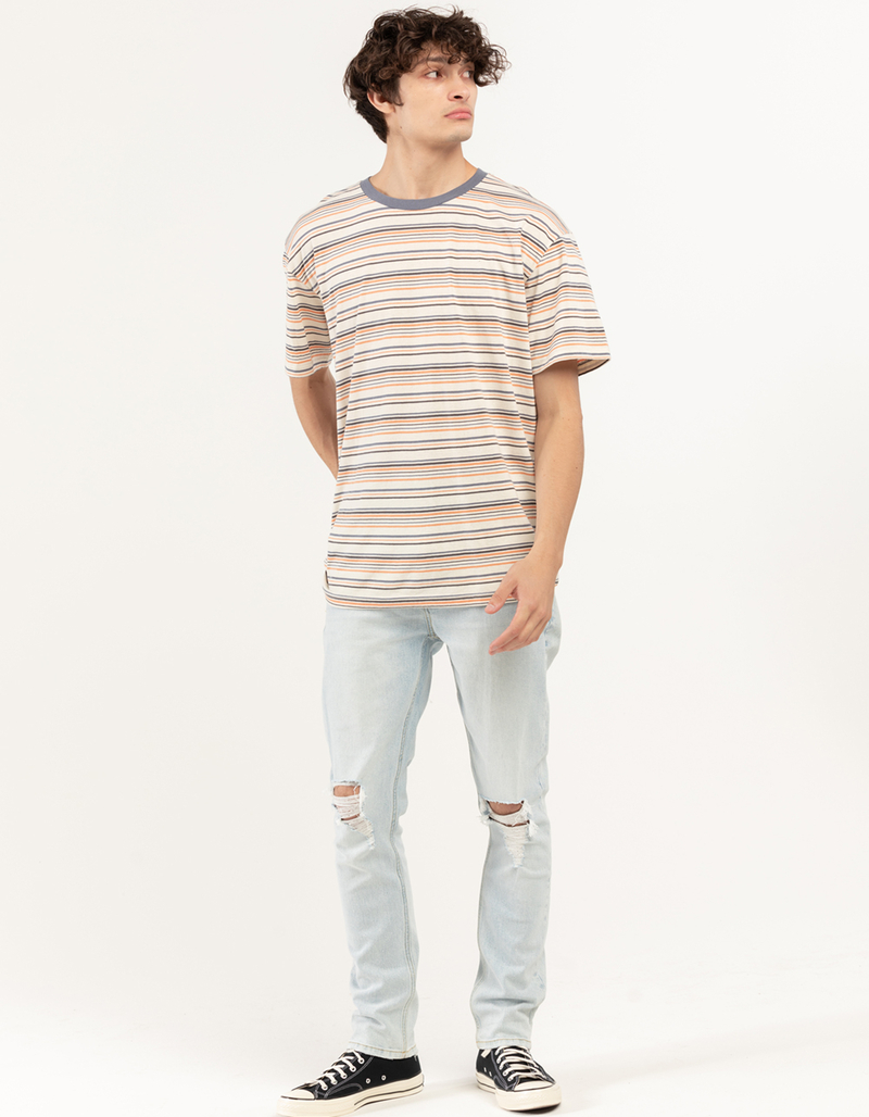 RSQ Mens Oversized Striped Tee image number 4