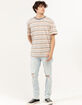 RSQ Mens Oversized Striped Tee image number 5