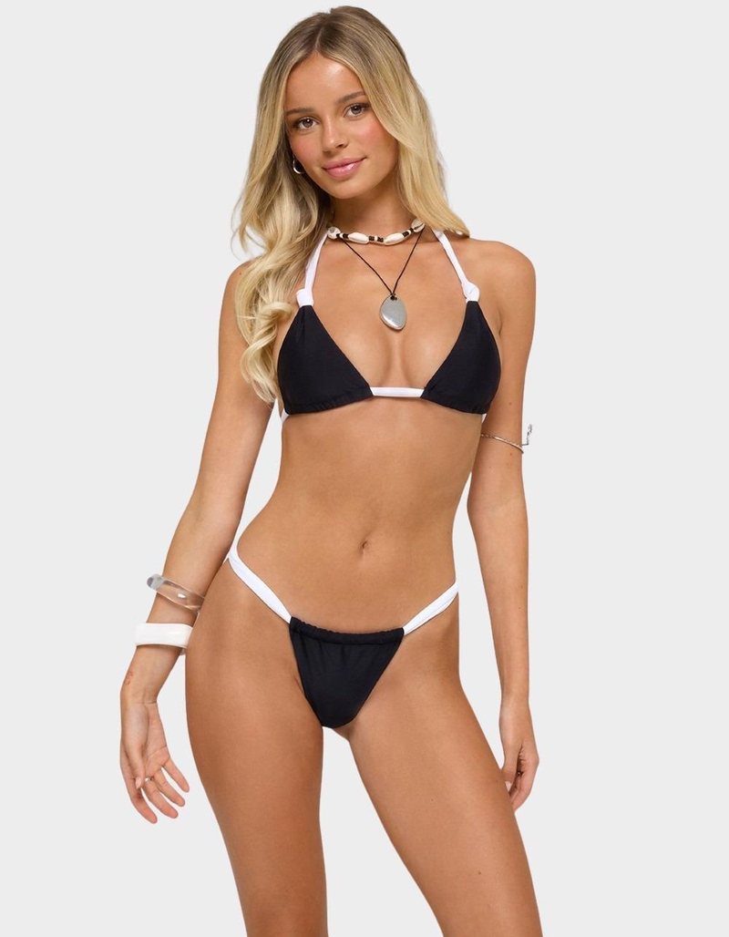 EDIKTED Romana Contrast Triangle Bikini Top image number 0