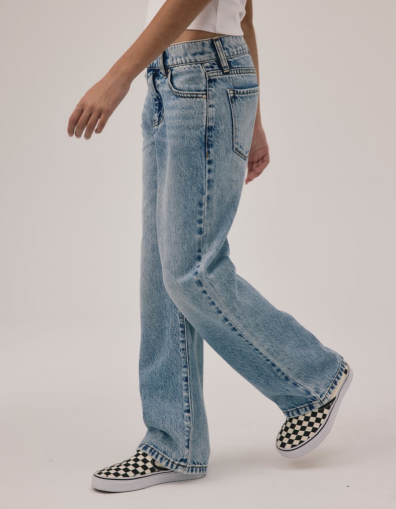 RSQ High Rise Wide Leg Girls Jeans image number 2