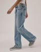 RSQ High Rise Wide Leg Girls Jeans image number 3