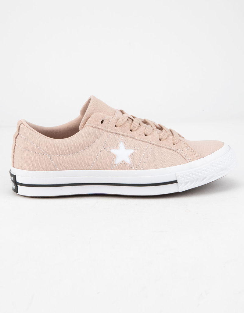CONVERSE One Star OX Particle Beige & White Womens Shoes image number 0