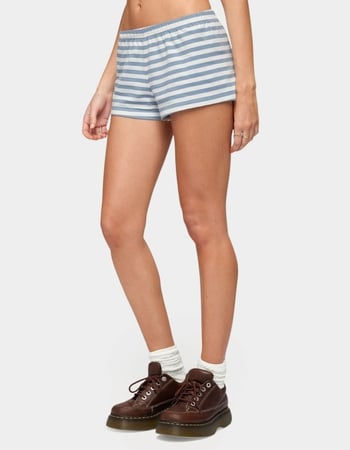 EDIKTED Aubrie Striped Shorts Alternative Image