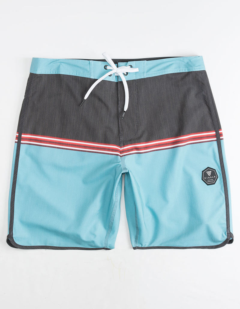 VISSLA Dredges Light Blue Mens Boardshorts image number 0
