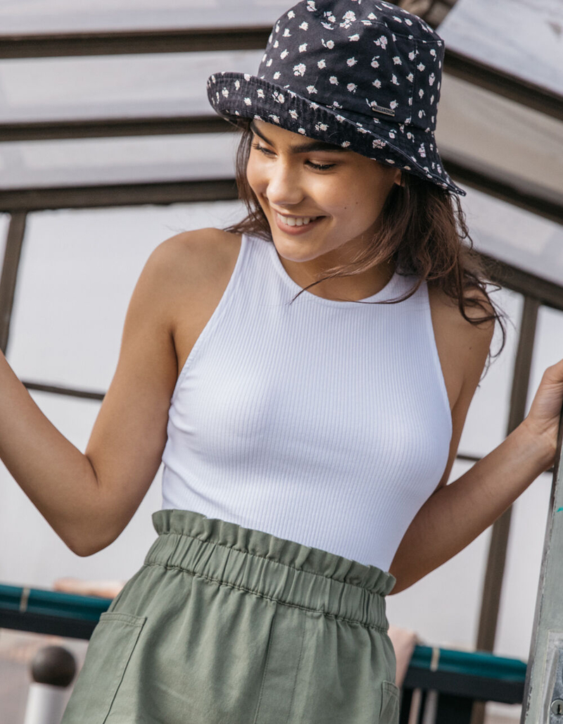 FULL TILT Muscle Tank White Bodysuit image number 0