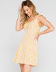 BILLABONG Forever Yours Yellow Dress image number 2