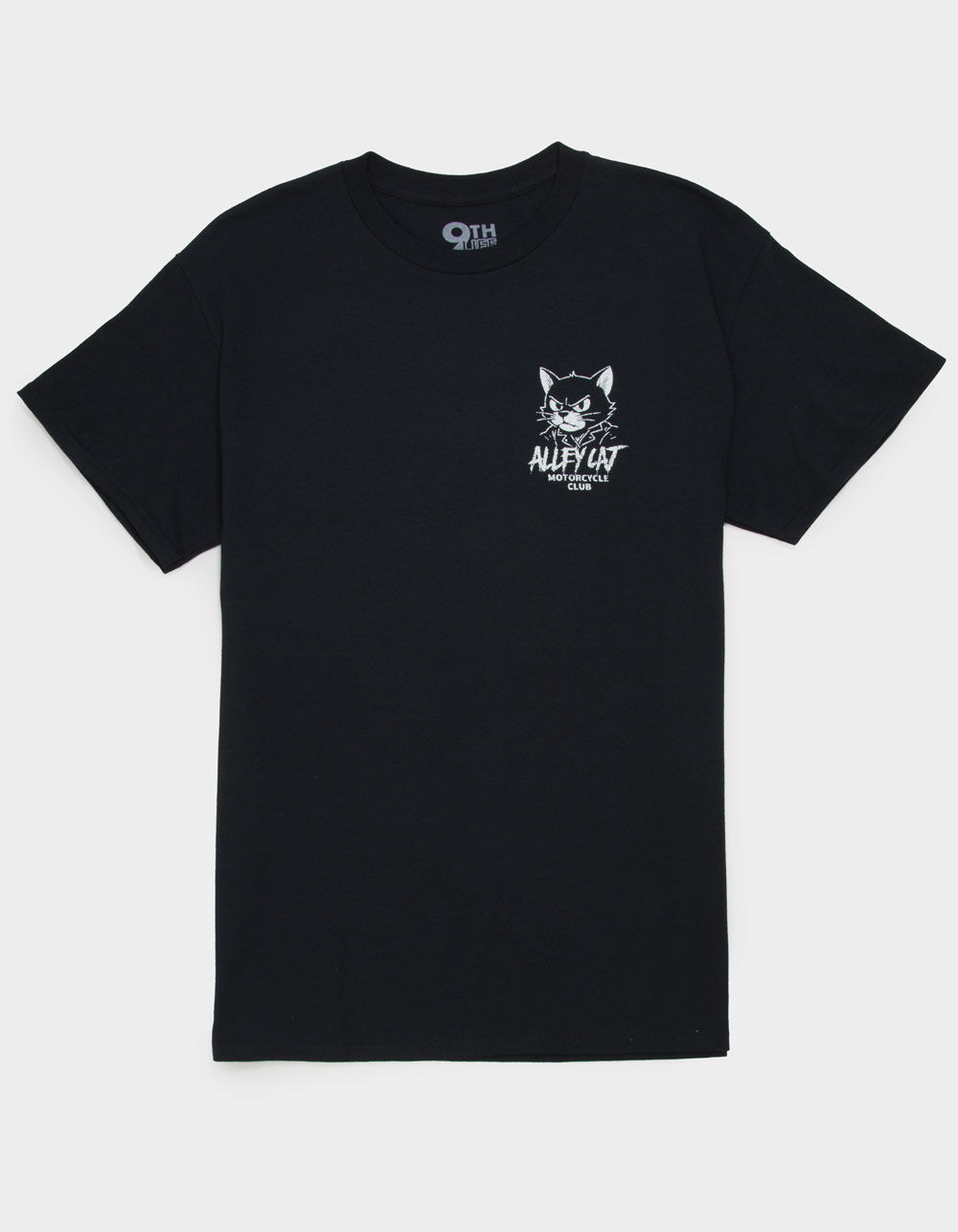 9TH LIFE Alley Cat Motorcycle Club Mens Tee - BLACK | Tillys