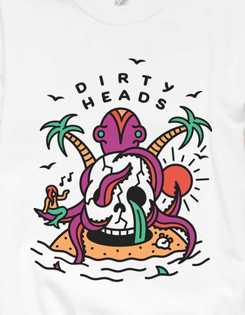 DIRTY HEADS Skull Island Unisex Crewneck Sweatshirt Alternative Image