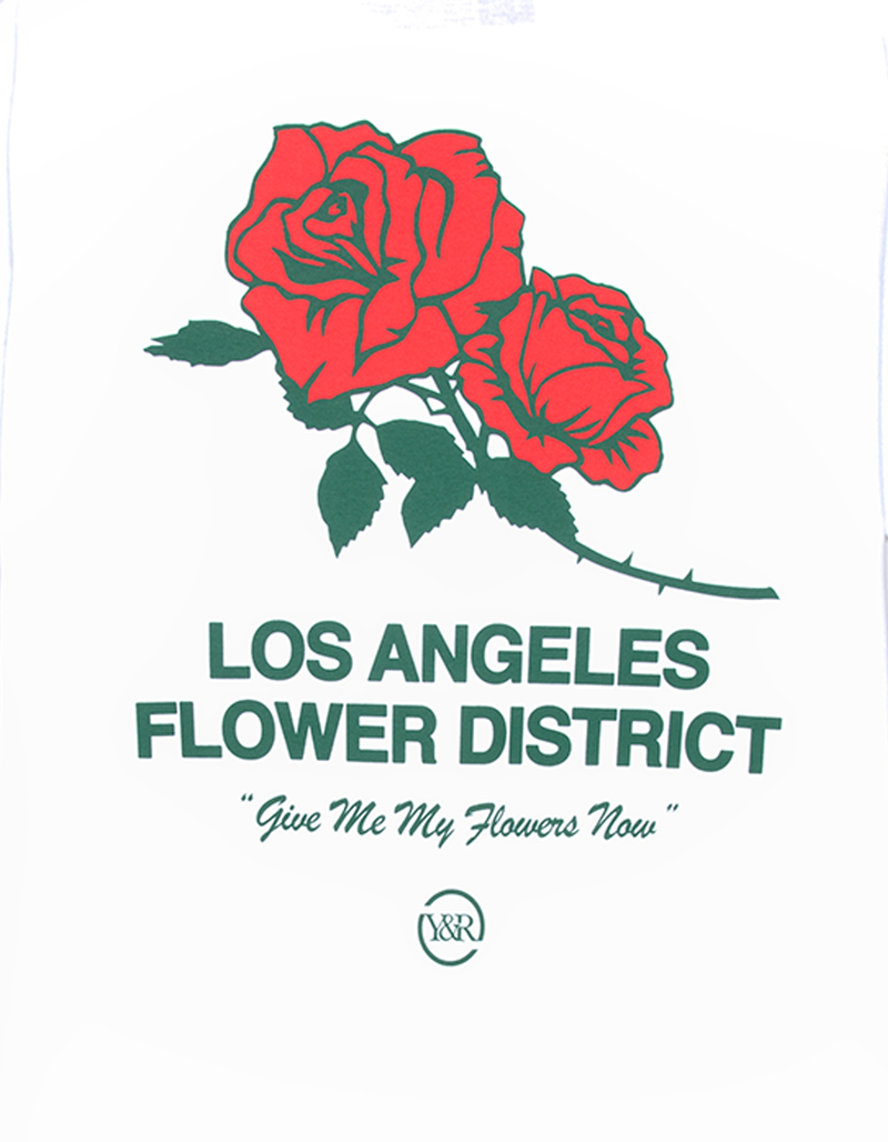 YOUNG & RECKLESS Flower District Mens Tee - WHITE