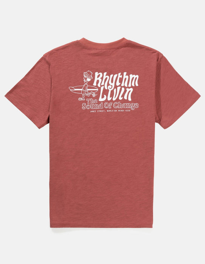 RHYTHM Livin Slub Mens Tee image number 0