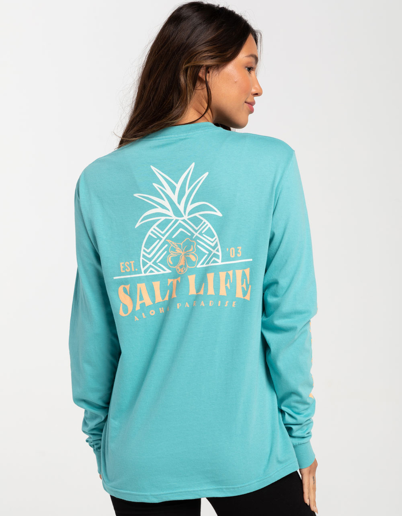 SALT LIFE Pineapple Retreat Womens Long Sleeve Tee image number 0