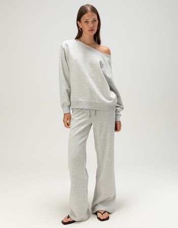 ROXY Ariel Womens Wide Leg Sweatpants Primary Image