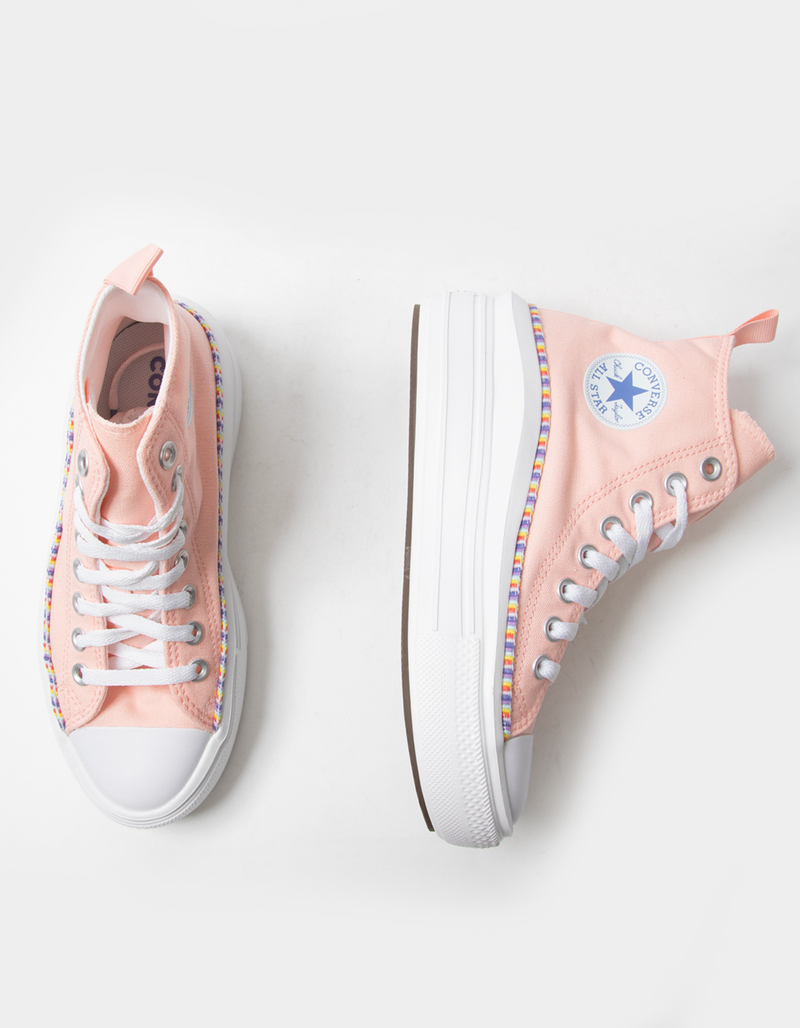 CONVERSE Chuck Taylor All Star Move Platform Friendship Bracelet Girls Shoes image number 4