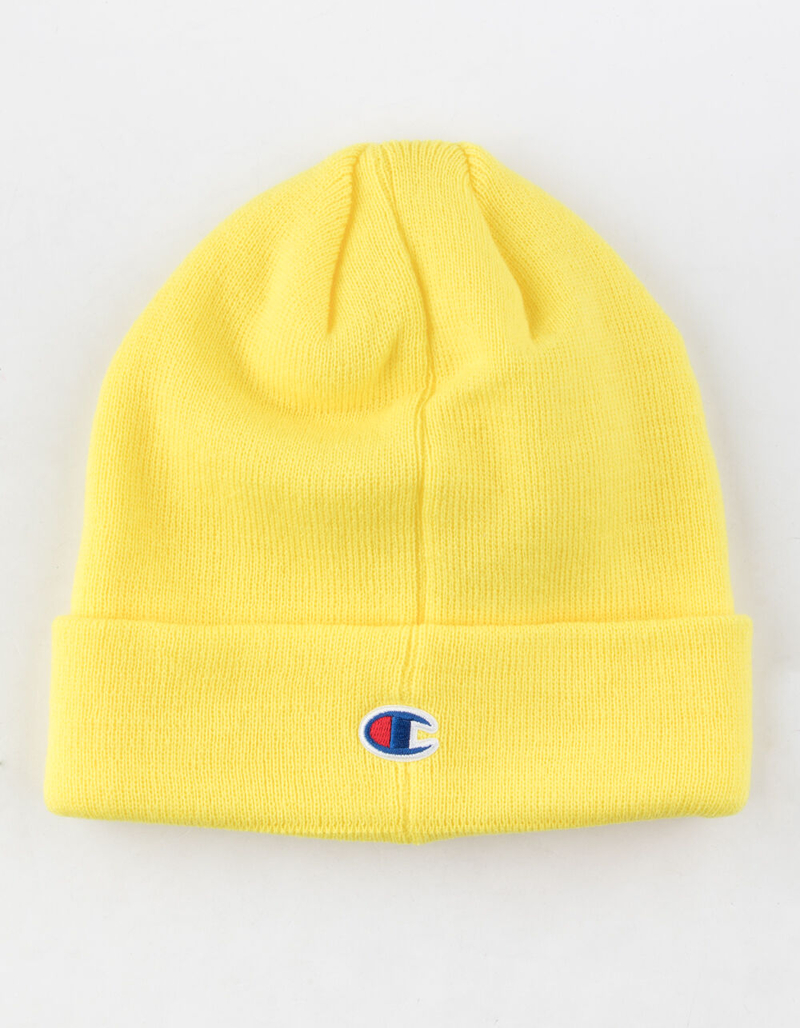 CHAMPION Jock Tag Yellow Beanie image number 1