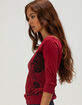 METAL MULISHA Jessi Womens Off The Shoulder Top image number 3