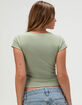 HEART & HIPS Notch Neck Womens Tee image number 4