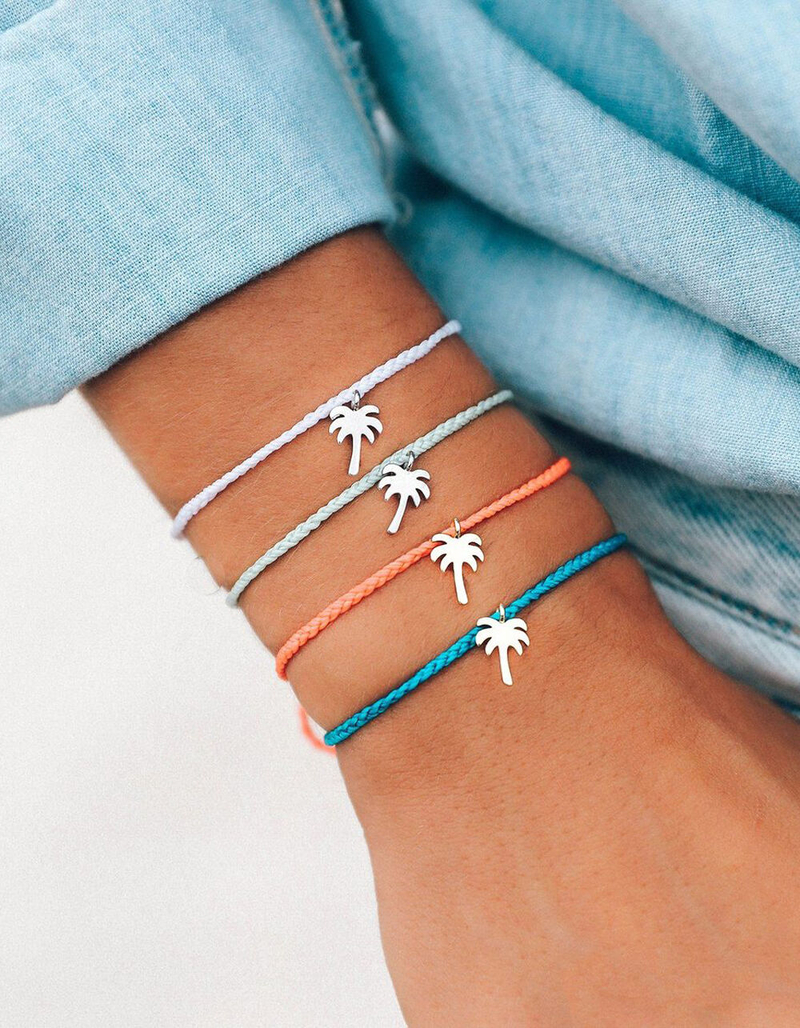 PURA VIDA Palm Tree Blue Bracelet image number 1