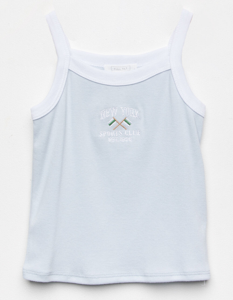 FULL TILT Embroidered Cali Ringer Girls Tank image number 0