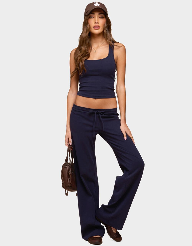 EDIKTED Linda Ribbed Scoop Neck Tank Top image number 4