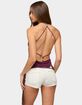 EDIKTED Turner Bead Cowl Neck Backless Top image number 3