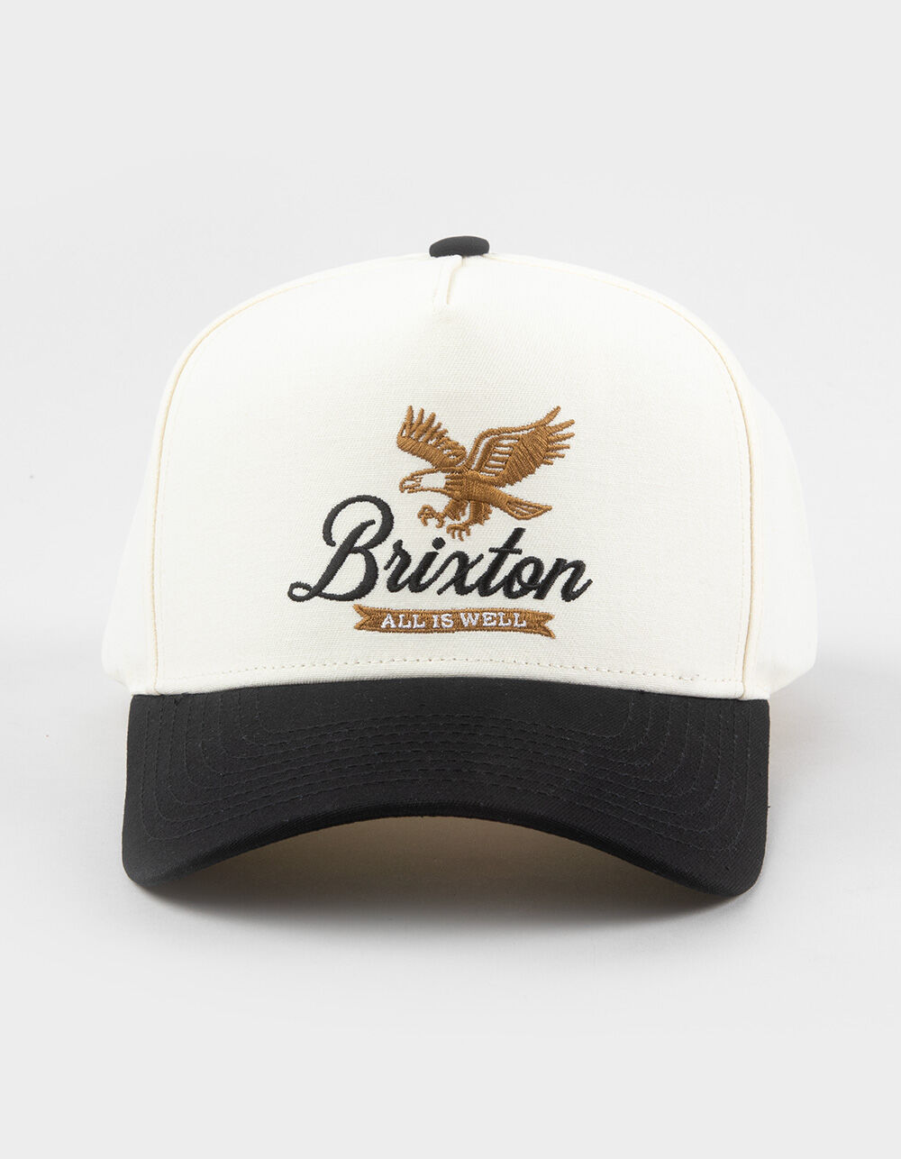 BRIXTON Well C NetPlus® Snapback Hat - BLACK COMBO - ONE SIZE | Tillys