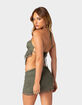 EDIKTED Ariyah Open Tie Back Womens Top image number 5